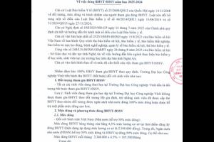 Thông báo về việc đóng Bảo hiểm y tế HSSV năm học 2025 - 2026