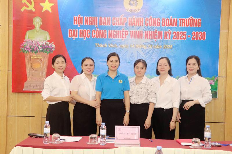 Trường Đại học Công nghiệp Vinh tổ chức Hội nghị Ban Chấp hành Công đoàn lần thứ V, nhiệm kỳ 2025 – 2030