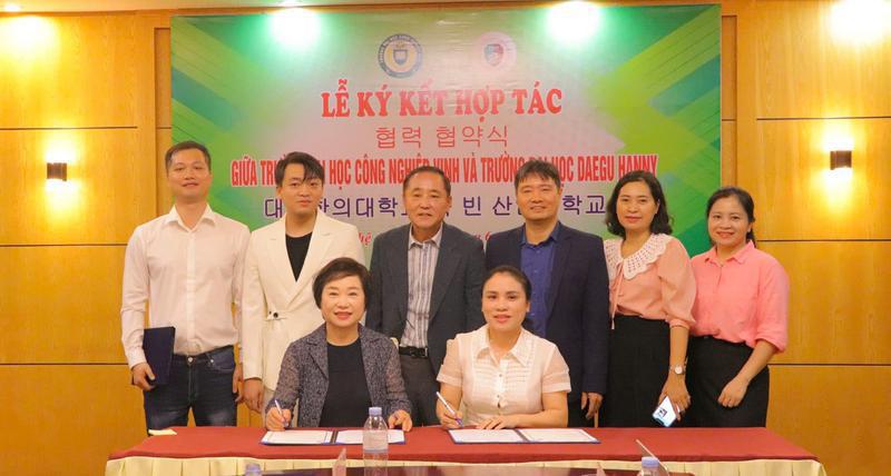 Đại học Công nghiệp Vinh ký kết hợp tác quốc tế với Đại học Daegu Haany (Hàn Quốc) và Công ty Cổ phần Link Asia